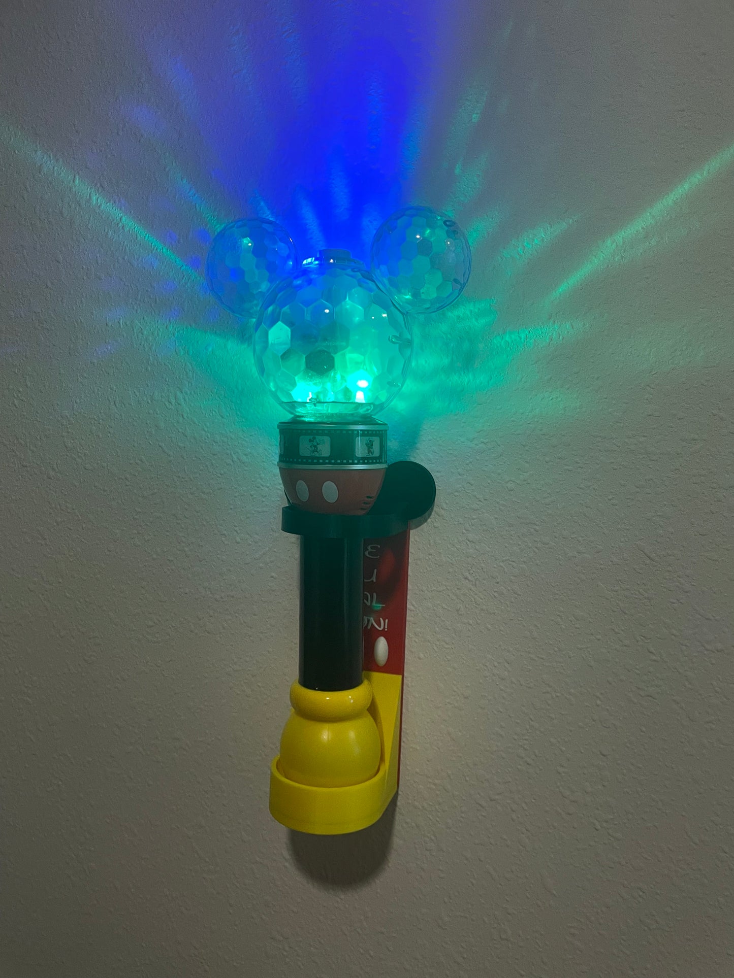 Vertical Wall Mount Display for Theme Park Bubble Wands | 3D Printed Multi-Color Holders + Hardware Included